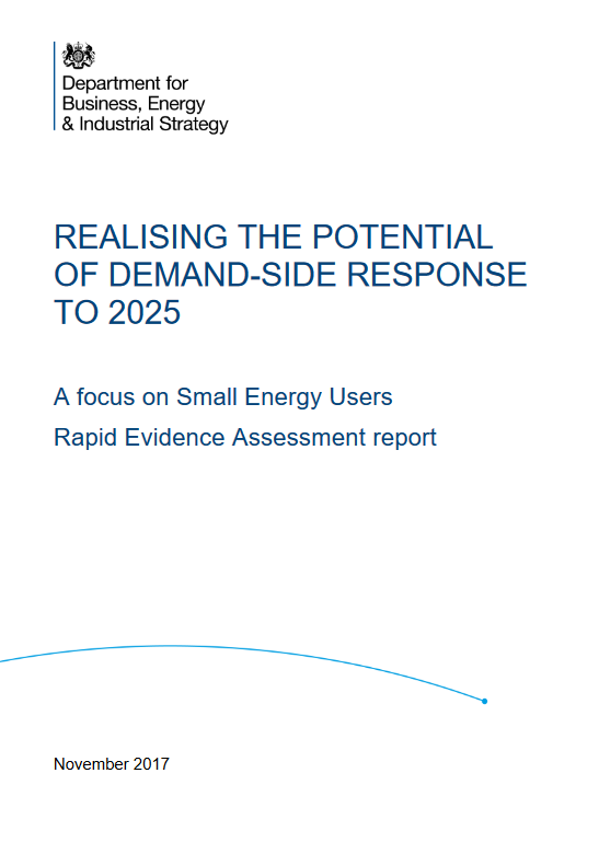 Research on Realising the Potential of Demand Side Response