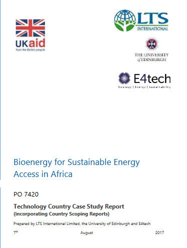 Bioenergy for Sustainable Energy Access in Africa – A scoping study of the opportunities and challenges of bioenergy replication across Sub-Saharan Africa 2017
